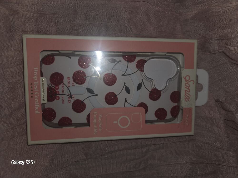 iphone 16 magsafe compatable cherry phone case